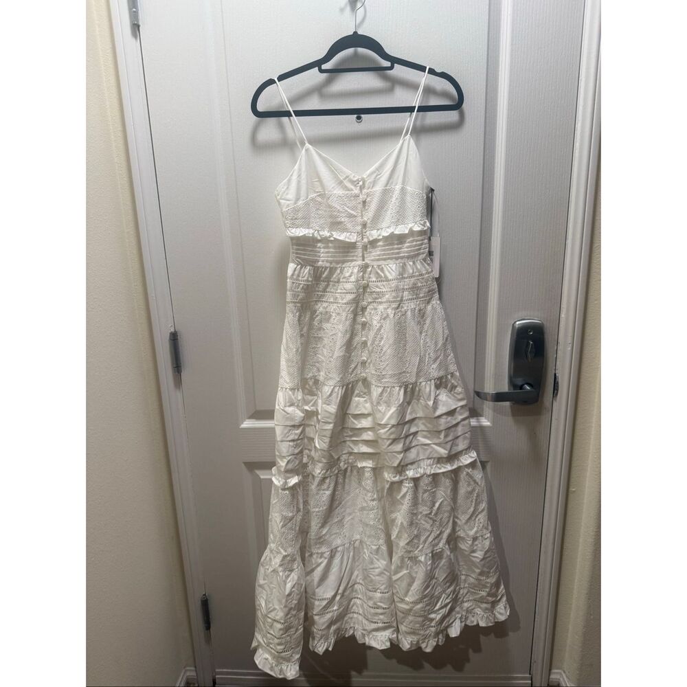 Line & Dot Pixie Maxi Dress in white Summer Cocktail Party Dress size S NWOT - Picture 5 of 9